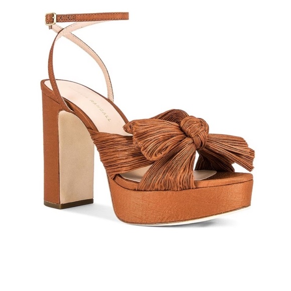 Loeffler Randall Natalia Platform Sandal Block Heel
Terracotta Organza NEW - Picture 6 of 10